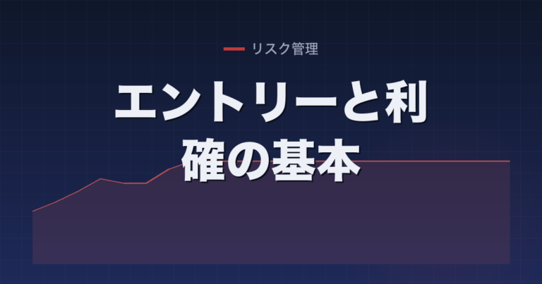 エントリーと利確の基本